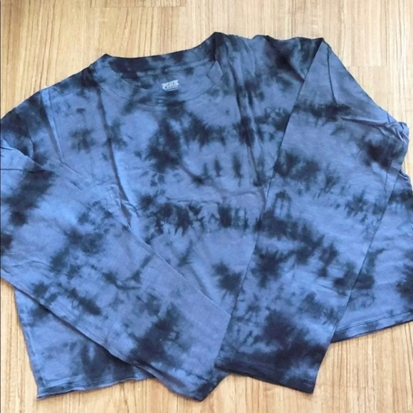 NWT VS PINK Long Sleeve Cropped Tee LARGE - Picture 9 of 11